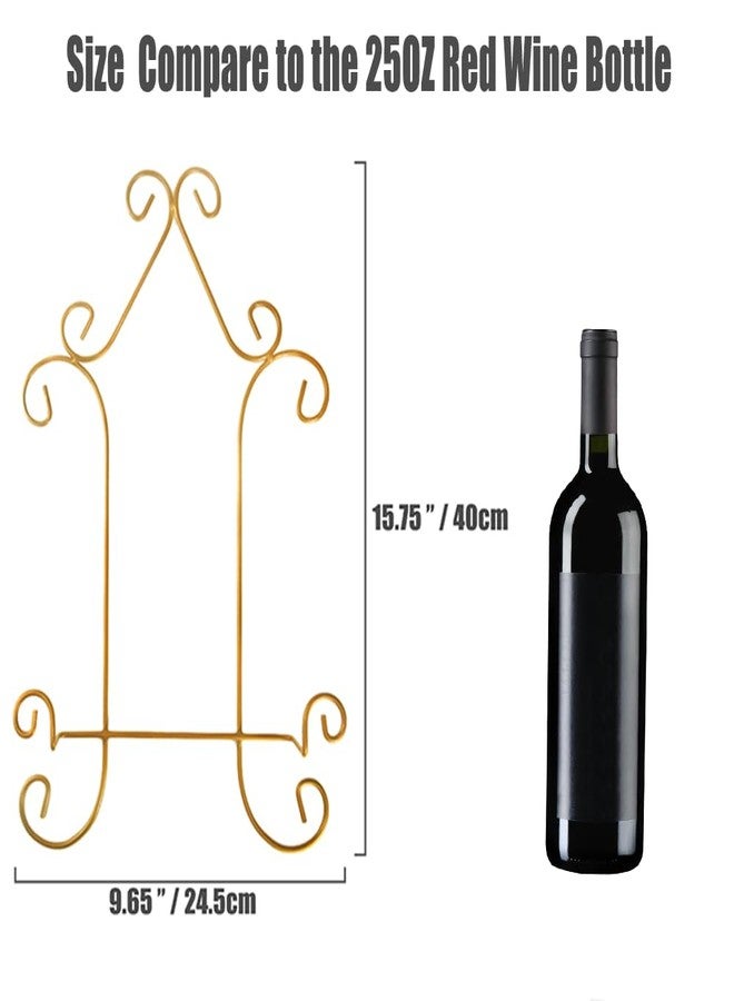 YY YEARCHY Plate Stand Holder for Wall Hanging Display Rack Art Hanger Metal Easel Photo Holder Books Bowls Platters - Image 5